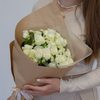 Букет 10 белых кустовых роз «Белая симфония»